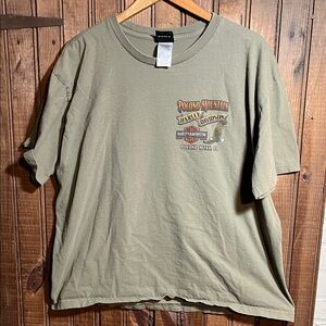 Harley-Davidson Men's Olive Tee